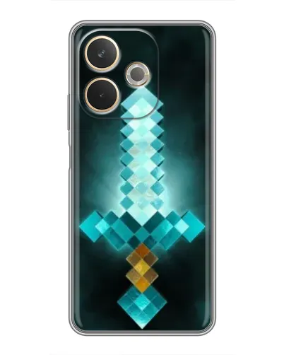 Чохол для OPPO A5 Pro з картинкою «Алмазний меч неон»