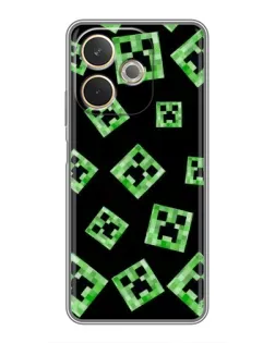 Чохол для OPPO A5 Pro з картинкою «Паттерн з кріперами» Чохол для OPPO A5 Pro з картинкою «Паттерн з кріперами»