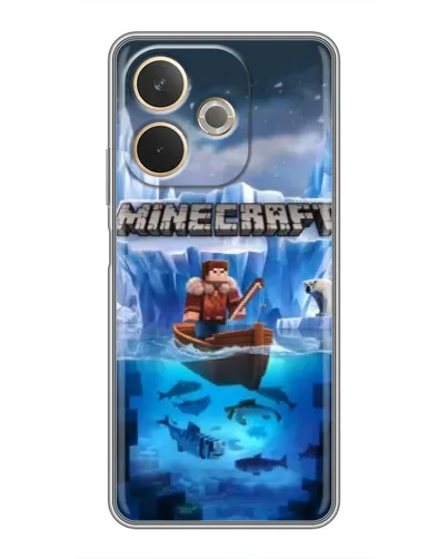 Чохол для OPPO A5 Pro з картинкою «Minecraft льодянийсвіт»