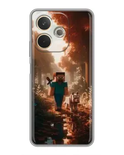 Чохол для OPPO A5 Pro з картинкою «Стів у лісі» Чохол для OPPO A5 Pro з картинкою «Стів у лісі»