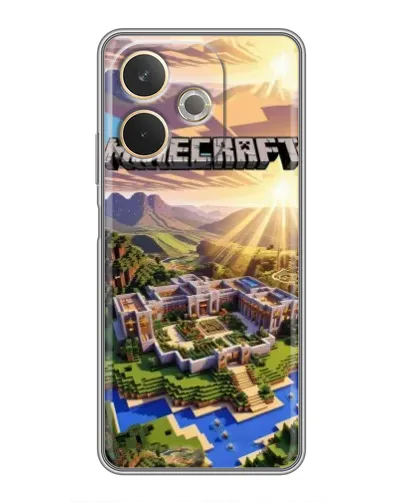 Чохол для OPPO A5 Pro з картинкою «Minecraft панорама»
