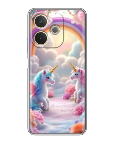 Чехол для OPPO A5 Pro с картинкой «Радуга и единороги» Чехол для OPPO A5 Pro с картинкой «Радуга и единороги»