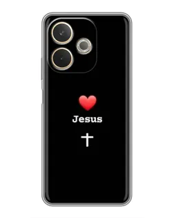 Чехол для OPPO A5 Pro с картинкой «Сердце - Jesus» Чехол для OPPO A5 Pro с картинкой «Сердце - Jesus»