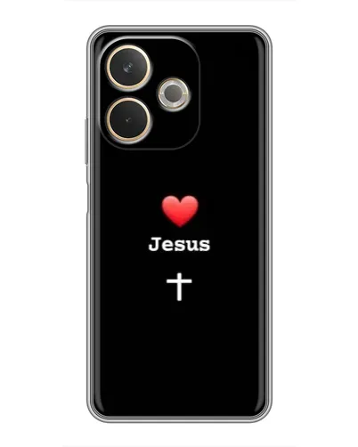 Чехол для OPPO A5 Pro с картинкой «Сердце - Jesus» Чехол для OPPO A5 Pro с картинкой «Сердце - Jesus»