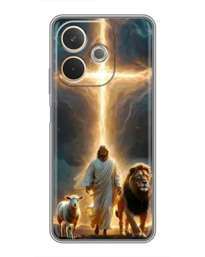 Чехол для OPPO A5 Pro с картинкой «Лев Иуды и Свет» Чехол для OPPO A5 Pro с картинкой «Лев Иуды и Свет»