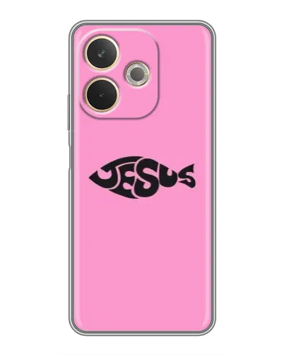 Чехол для OPPO A5 Pro с картинкой «Розовый символ Jesus» Чехол для OPPO A5 Pro с картинкой «Розовый символ Jesus»