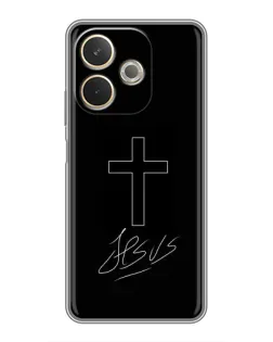 Чехол для OPPO A5 Pro с картинкой «Графический крест Jesus»