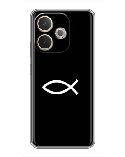 Чехол для OPPO A5 Pro с картинкой «Символ рыбы Jesus» Чехол для OPPO A5 Pro с картинкой «Символ рыбы Jesus»