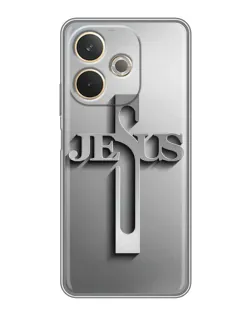 Чехол для OPPO A5 Pro с картинкой «Металлический крест Jesus»
