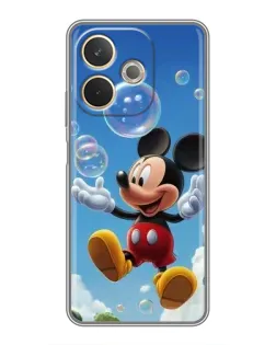 Чехол для OPPO A5 Pro с картинкой «Mickey и мыльные пузыри»