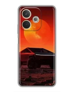 Чехол для OPPO A5 Pro с картинкой «Cybertruck на Марсе» Чехол для OPPO A5 Pro с картинкой «Cybertruck на Марсе»