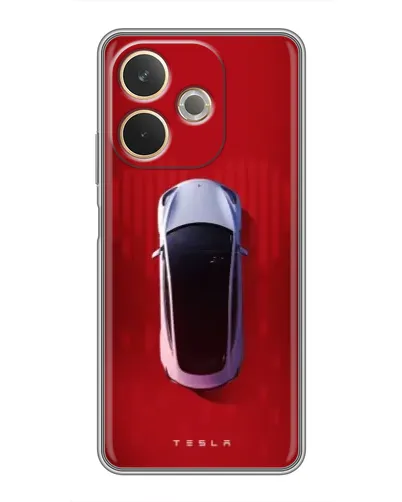Чехол для OPPO A5 Pro с картинкой «Tesla Top View» Чехол для OPPO A5 Pro с картинкой «Tesla Top View»