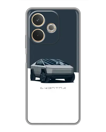 Чехол для OPPO A5 Pro с картинкой «Серебристый Cybertruck Tesla» Чехол для OPPO A5 Pro с картинкой «Серебристый Cybertruck Tesla»