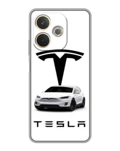 Чехол для OPPO A5 Pro с картинкой «Tesla White Style» Чехол для OPPO A5 Pro с картинкой «Tesla White Style»