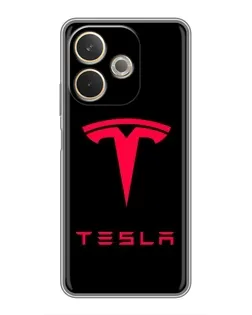 Чехол для OPPO A5 Pro с картинкой «Tesla Red Logo»