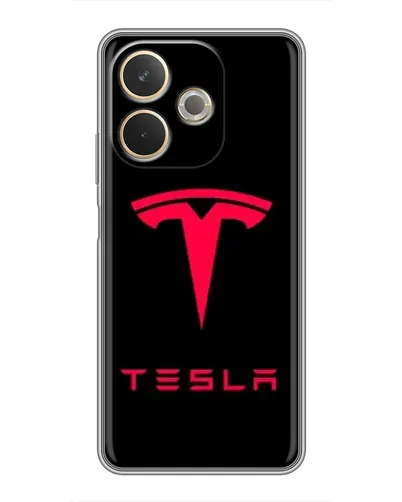 Чехол для OPPO A5 Pro с картинкой «Tesla Red Logo» Чехол для OPPO A5 Pro с картинкой «Tesla Red Logo»