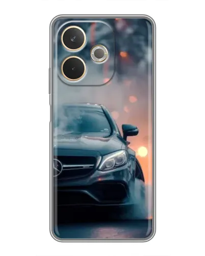 Чехол для OPPO A5 Pro с картинкой «Mercedes — ночной город» Чехол для OPPO A5 Pro с картинкой «Mercedes — ночной город»