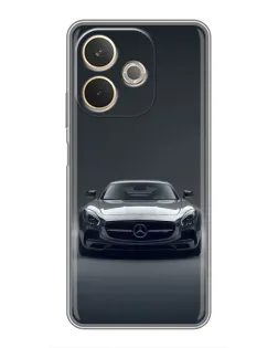 Чехол для OPPO A5 Pro с картинкой «Mercedes на черном»