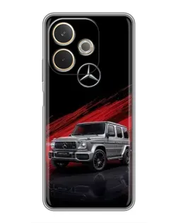 Чехол для OPPO A5 Pro с картинкой «Mercedes G-Class красный»