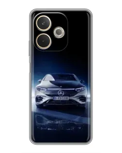 Чехол для OPPO A5 Pro с картинкой «Ночной Mercedes EQ»