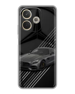 Чехол для OPPO A5 Pro с картинкой «Mercedes AMG — графика»