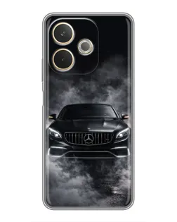 Чехол для OPPO A5 Pro с картинкой «Mercedes в дыму»