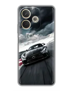 Чехол для OPPO A5 Pro с картинкой «Гоночный Mercedes AMG»