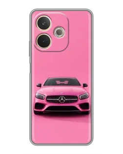 Чехол для OPPO A5 Pro с картинкой «Розовый Mercedes AMG»