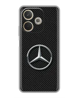 Чехол для OPPO A5 Pro с картинкой «Карбоновый Mercedes стиль»