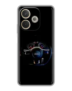 Чехол для OPPO A5 Pro с картинкой «Салон Audi — руль» Чехол для OPPO A5 Pro с картинкой «Салон Audi — руль»