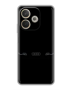Чехол для OPPO A5 Pro с картинкой «Audi — световой подпись»