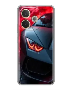Чехол для OPPO A5 Pro с картинкой «Lamborghini красное сияние» Чехол для OPPO A5 Pro с картинкой «Lamborghini красное сияние»