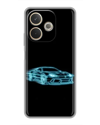 Чехол для OPPO A5 Pro с картинкой «Неоновый контур Lamborghini» Чехол для OPPO A5 Pro с картинкой «Неоновый контур Lamborghini»
