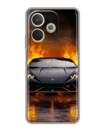 Чехол для OPPO A5 Pro с картинкой «Lamborghini в огне» Чехол для OPPO A5 Pro с картинкой «Lamborghini в огне»