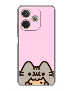 Чехол для OPPO A5 Pro с картинкой «Pusheen и печенье» Чехол для OPPO A5 Pro с картинкой «Pusheen и печенье»