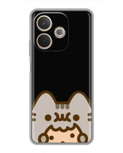 Чехол для OPPO A5 Pro с картинкой «Пушин на черном»