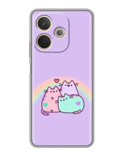 Чехол для OPPO A5 Pro с картинкой «Радужные Пушины»