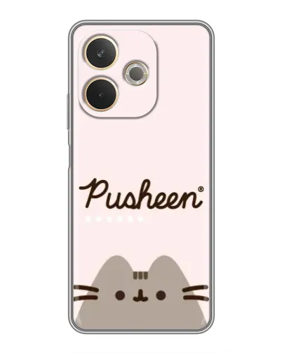 Чехол для OPPO A5 Pro с картинкой «Pusheen логотип»