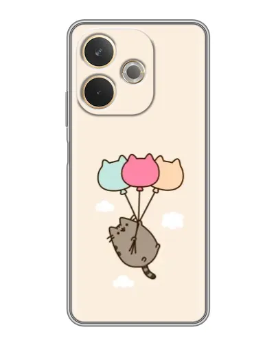 Чехол для OPPO A5 Pro с картинкой «Пушин на шариках»