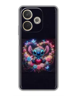 Чехол для OPPO A5 Pro с картинкой «Stitch в цветах» Чехол для OPPO A5 Pro с картинкой «Stitch в цветах»