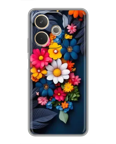 Чехол для OPPO A5 Pro с картинкой «Цветочная феерия»