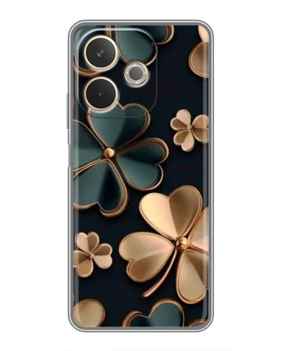 Чехол для OPPO A5 Pro с картинкой «Клевер в золоте»