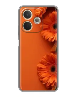 Чехол для OPPO A5 Pro с картинкой «Оранжевые герберы»