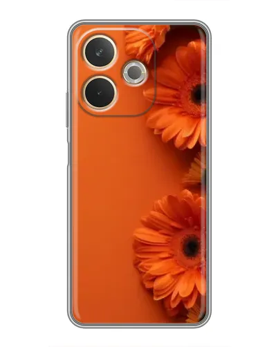 Чехол для OPPO A5 Pro с картинкой «Оранжевые герберы»