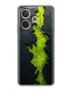 Чехол для OPPO A5 Pro с картинкой «Салатовый разлом скалы» Чехол для OPPO A5 Pro с картинкой «Салатовый разлом скалы»
