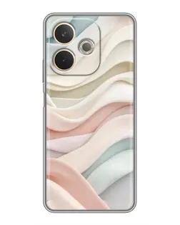 Чехол для OPPO A5 Pro с картинкой «Пастельные нежные волны»