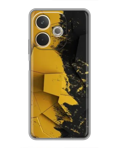 Чехол для OPPO A5 Pro с картинкой «Золотые осколки геометрии» Чехол для OPPO A5 Pro с картинкой «Золотые осколки геометрии»