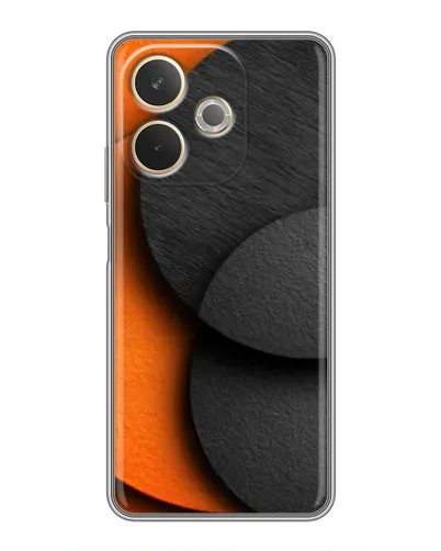 Чехол для OPPO A5 Pro с картинкой «Геометрия оранжевых кругов» Чехол для OPPO A5 Pro с картинкой «Геометрия оранжевых кругов»