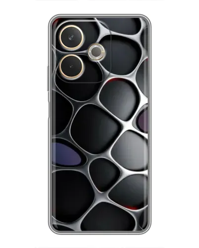 Чехол для OPPO A5 Pro с картинкой «Объемная темная решетка» Чехол для OPPO A5 Pro с картинкой «Объемная темная решетка»