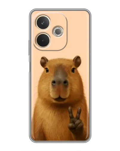 Чехол для OPPO A5 Pro с картинкой «Капибара виктория»